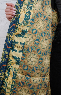 Пальто "Дама и её паж", по мотивам старинной шпалеры 15 в."Дама и ее паж"