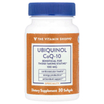 The Vitamin Shoppe, Убихинол коэнзим Q-10, 30 капсул