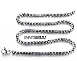 Кулон стальной "Сова" с цепочкой Steelman 88090