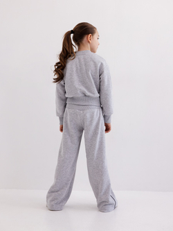 Худи для девочки, модель №6, рост 140 см, серый