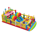 Надувная полоса препятствий "Коробка с карандашами"