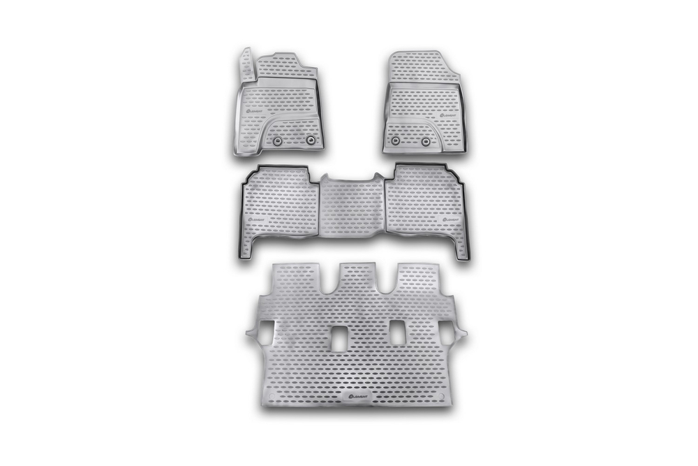 Коврики в салон TOYOTA Land Cruiser 200, 2012-2015 4 шт. (полиуретан) Element.NLC.48.53.210K