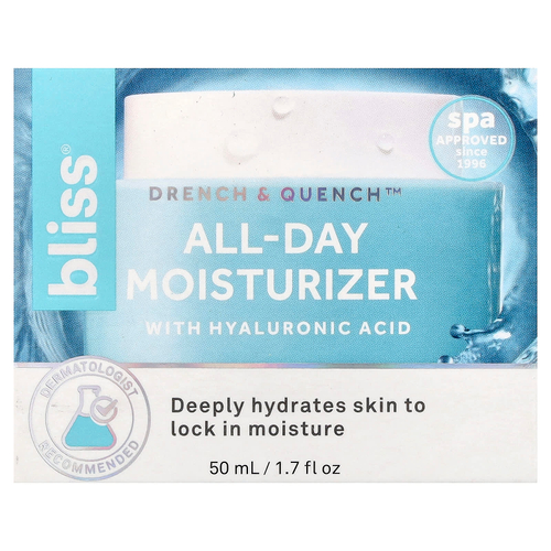 Bliss, Drench & Quench™, увлажняющий крем на весь день, 50 мл (1,7 жидк. унции)