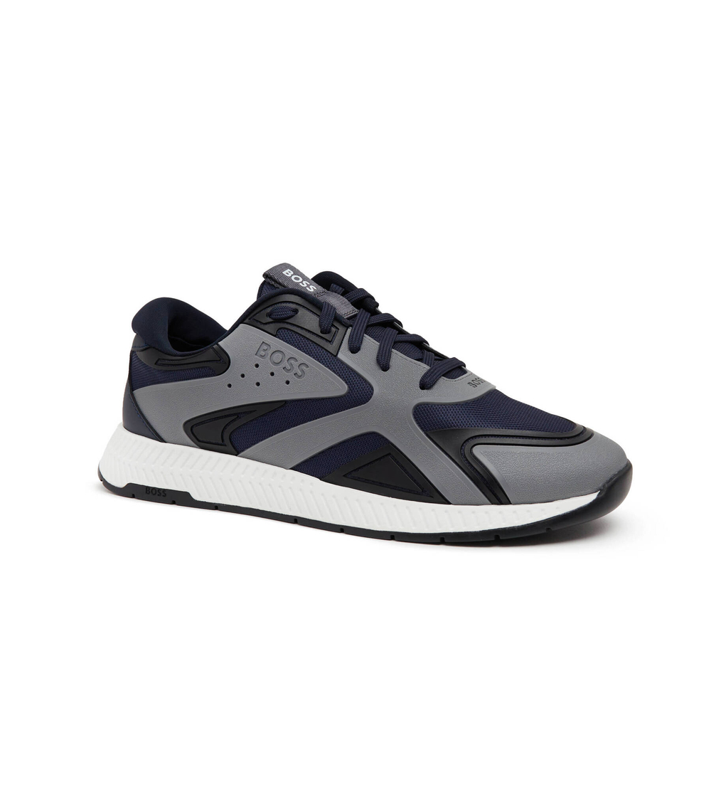 Кроссовки Titanium_Runn_thm BOSS BLACK - серый(50493215)