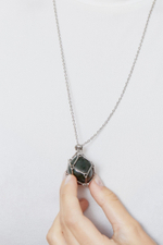 Авоська-подвеска для кристаллов серебристая L