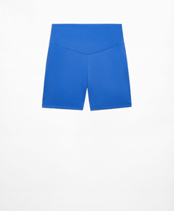 OYSHO Велосипедки Comfortlux с высокой посадкой длиной 10 см, берлинская лазурь