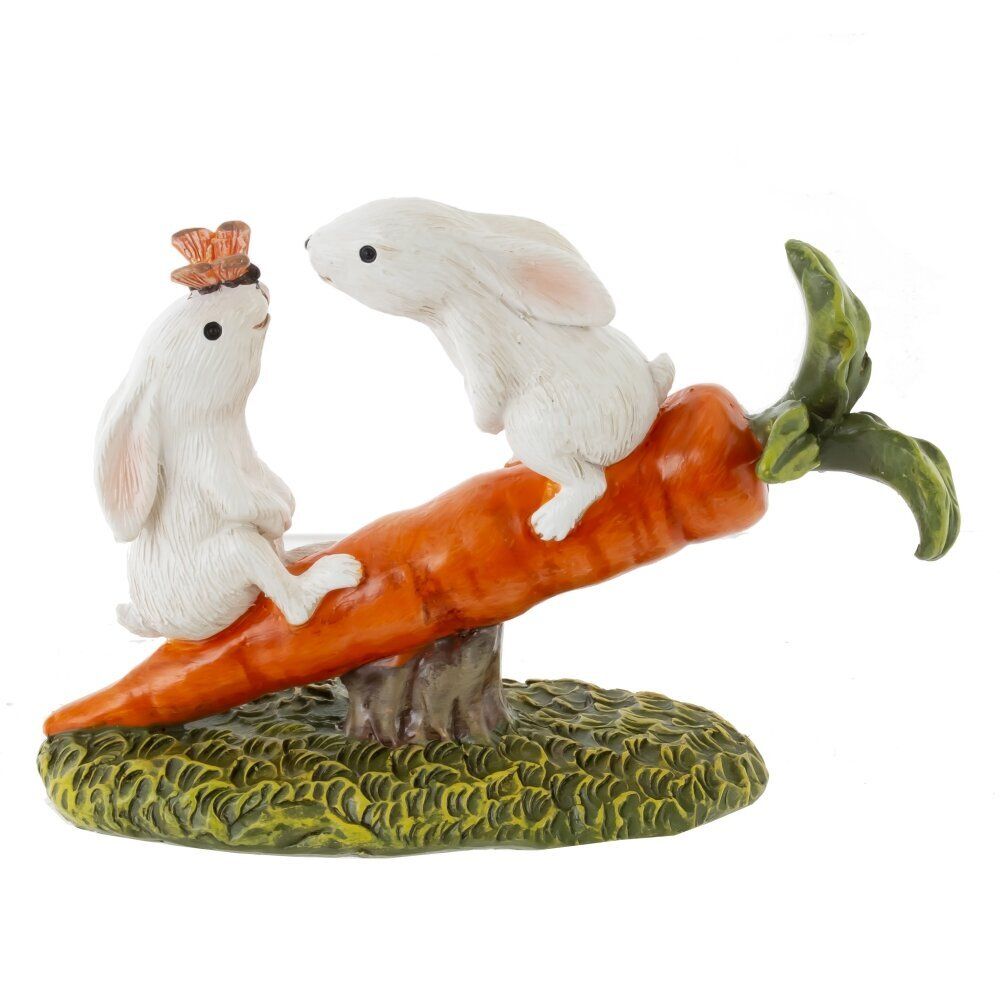 GAEM Фигурка декоративная "Зайцы", L8 W3 H5,5 см