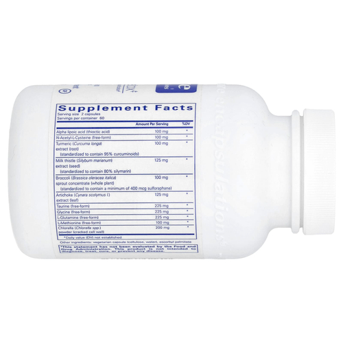 Pure Encapsulations, Печень Детокс, 120 капсул