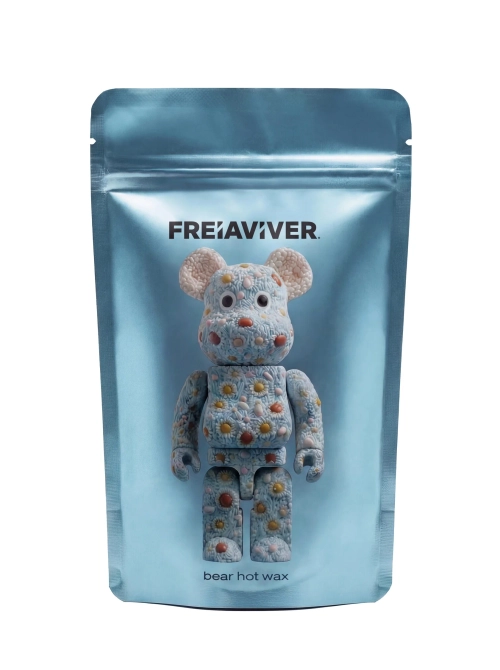 Воск FreiAVIVER для депиляции бровей и лица Hot Wax 100g (синие мишки)