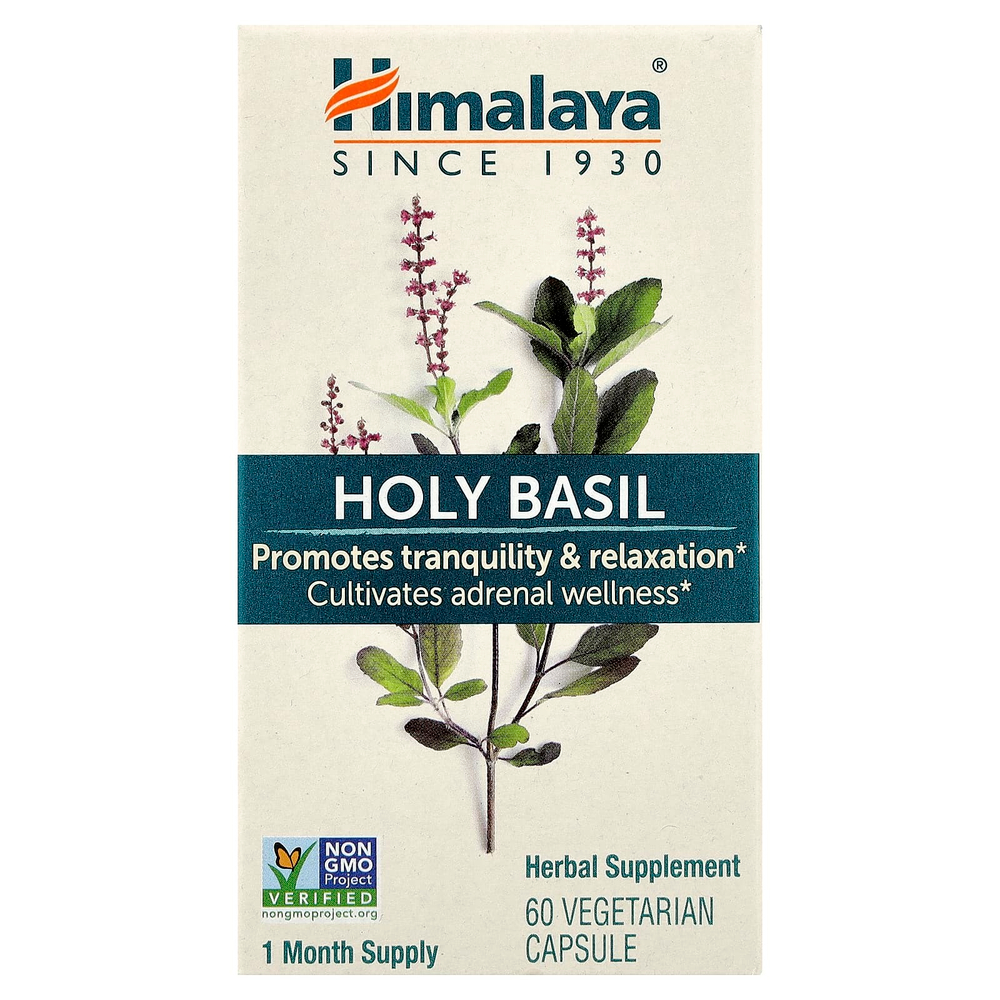 Himalaya, базилик священный, 60 вегетарианских капсул