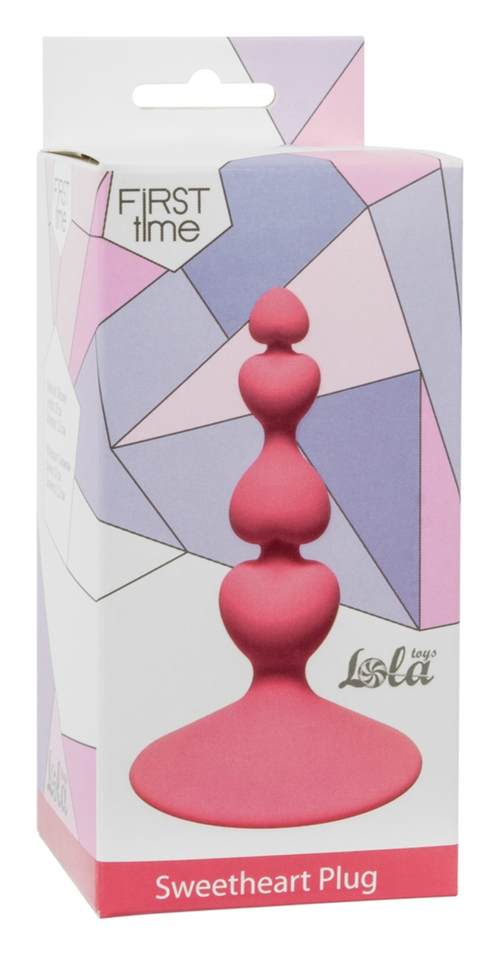 Анальная пробка Sweetheart Plug Pink 4106-01Lola