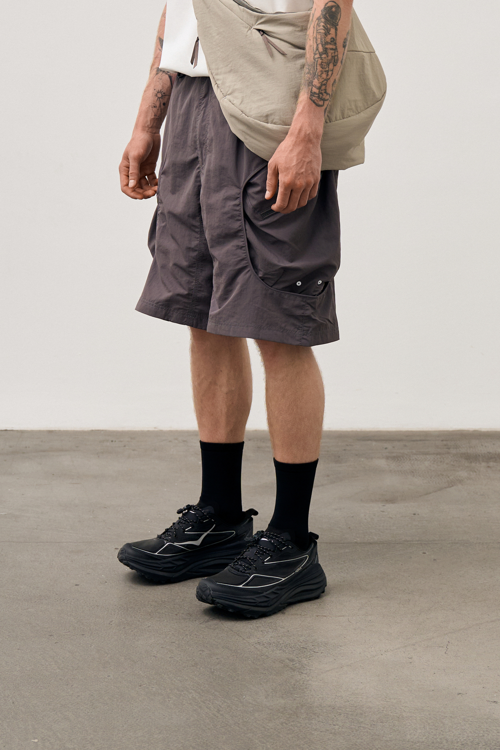 Шорты Nothomme Blue Workwear Casual Shorts "Dark Grey"