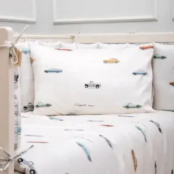 Комплект постельного белья Lollycottons Маленький гонщик 2, 6 предметов