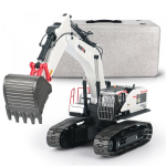 Радиоуправляемый экскаватор белый HUI NA TOYS масштаб 1:14 2.4G - HN1594-WHITE