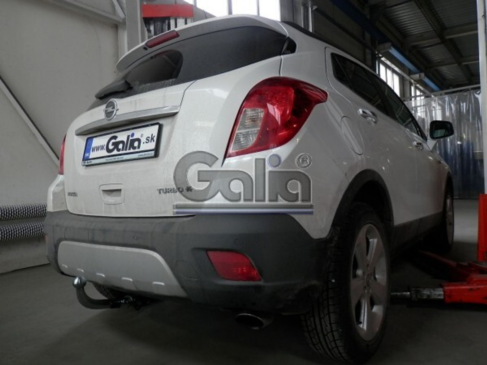 Фаркоп оцинкованный Galia O063C для Opel Mokka 2012-, Chevrolet Tracker 2013-(паспорт и сертификат в комплекте)(без электрики)