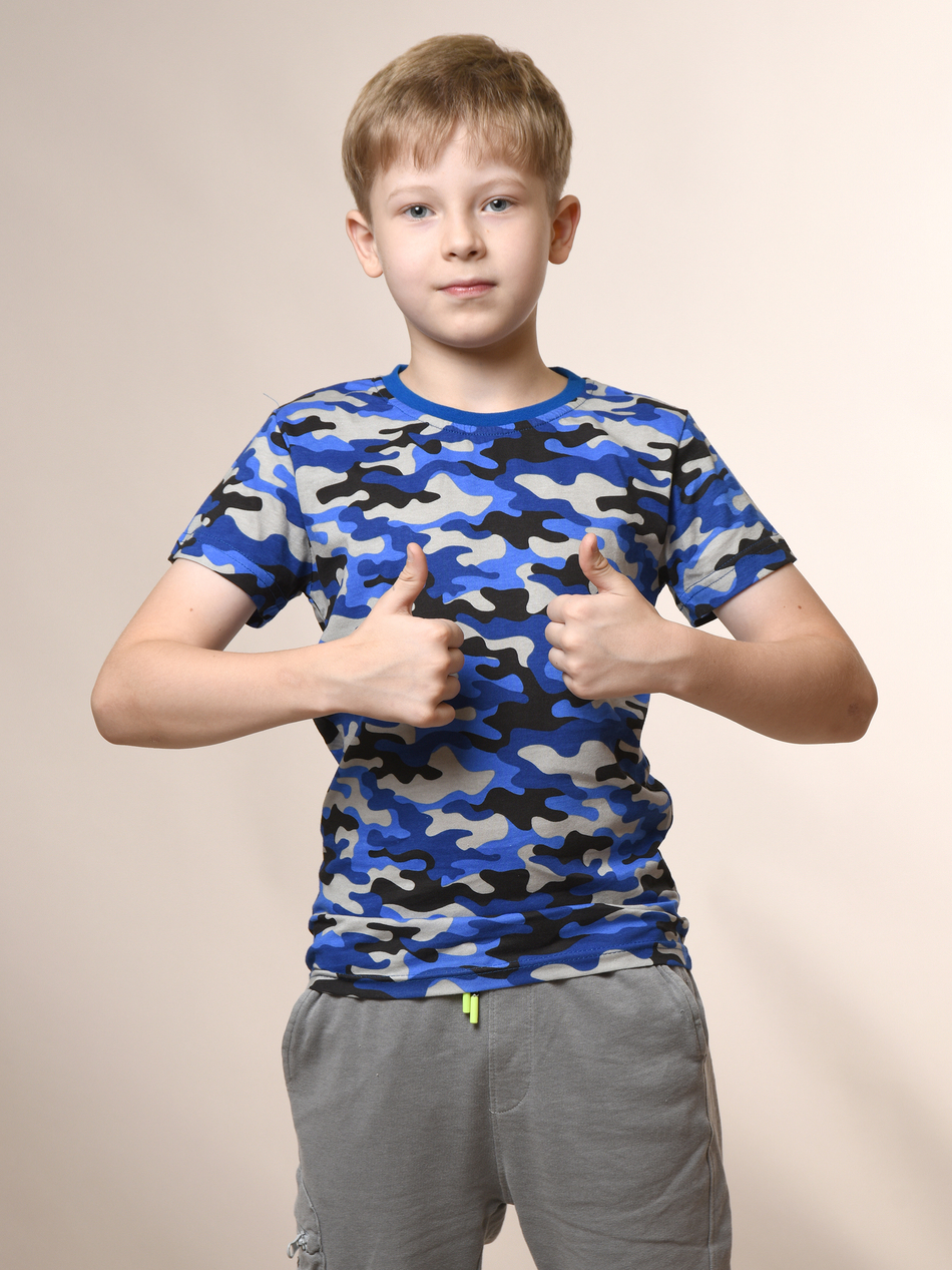 Футболка для мальчика камуфляжная