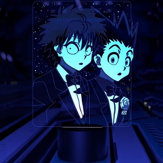 3D лампа Hunter × Hunter Киллуа и Гон