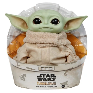 Фигурка Mattel Star Wars Grogu Plush Toy, Character Figure with Soft Body.