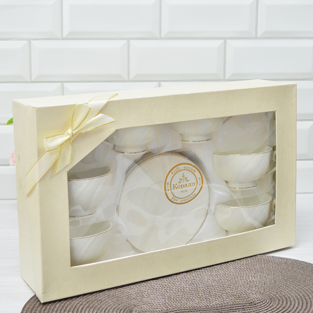 Чайный набор 12 предметов 230мл "Лирана"