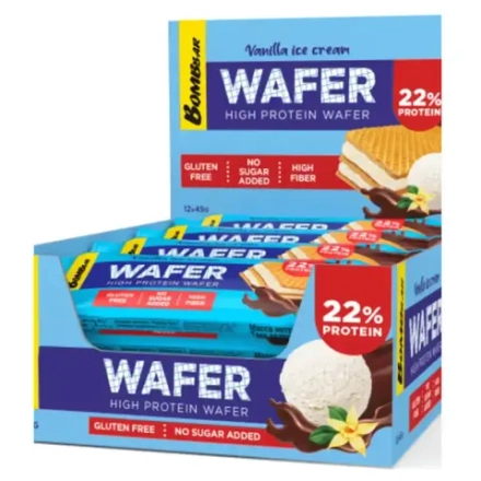 Батончик вафельный глазированный 45 гр (Bombbar)