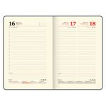 Ежедневник датированный 2025, А5, 151х213 мм, BRAUBERG "Note", под кожу, держатель для ручки, резинка-фиксатор, бежевый, 115935