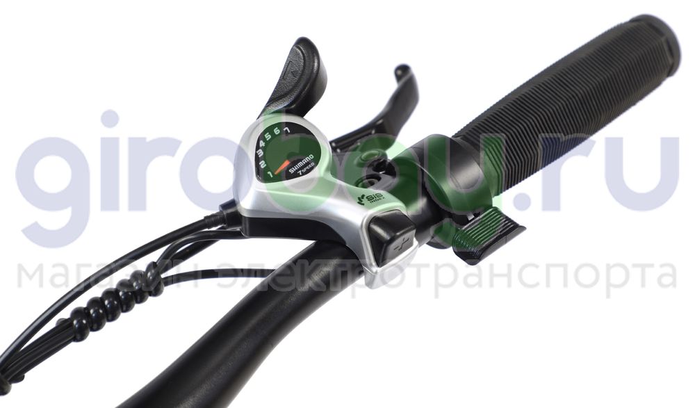 Электровелосипед WHITE SIBERIA CAMRY ALLROAD 500W 36V/11A Snegir (Синий) фото 15 фото №16