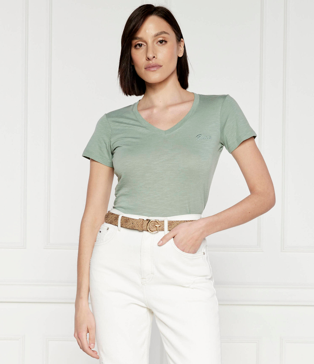 Футболка SS VN SLUBBY GUESS - зеленый(W4GI66 KC8T0)