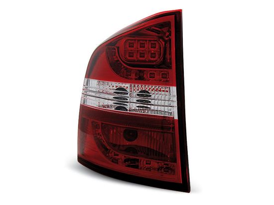 Задние фонари Skoda Octavia 2 red white led