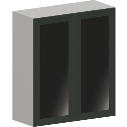 Кухня Модуль ШВС 809 Графит / Насыщенно-зеленый