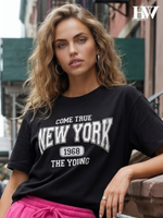 Футболка женская оверсайз NEW YORK