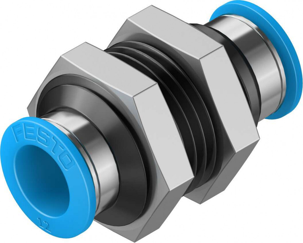 Муфта цанговая для панельного монтажа прямая Festo QSS-12-20 (комплект 20 шт)