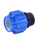 Муфта компрессионная ПЭ Дн 25х3/4" НР Ру16 ТПК-АКВА 50030025