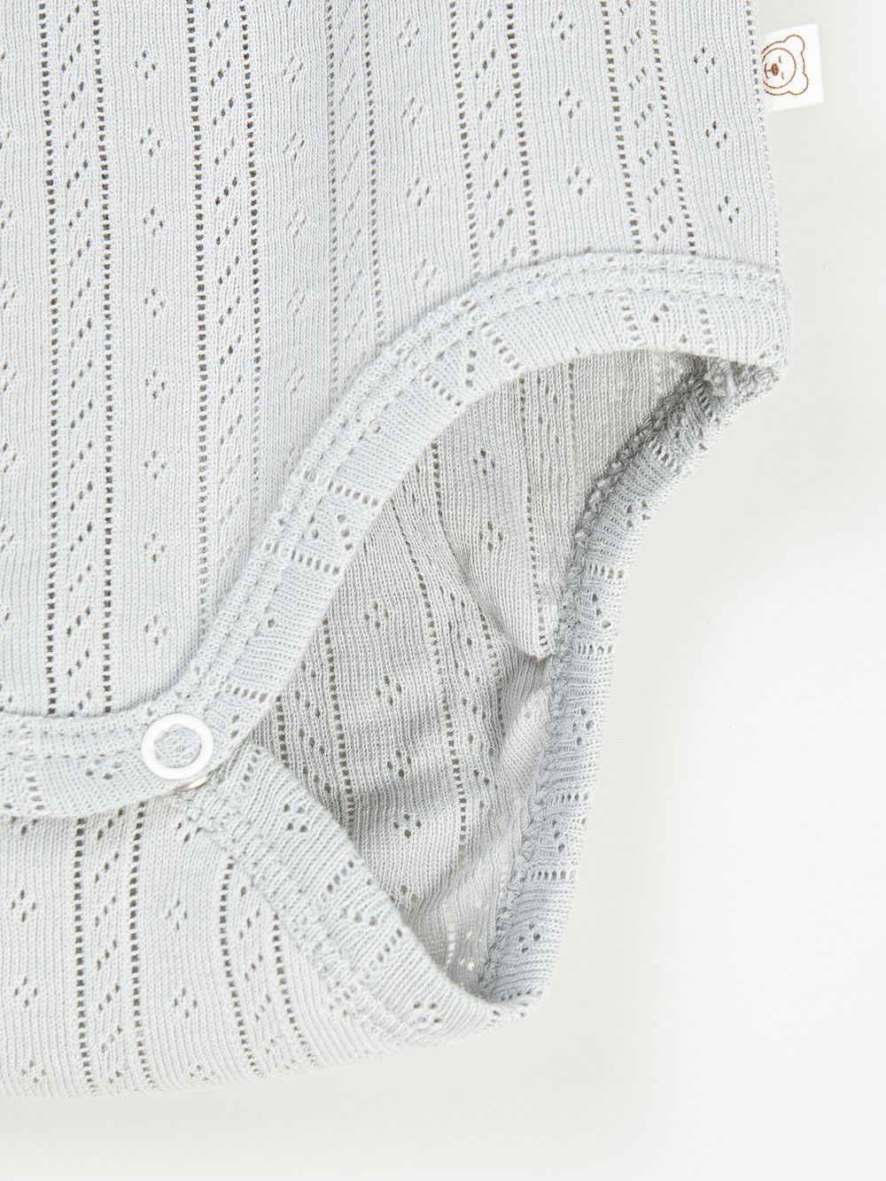 Комплект боди "Молоко/Жемчуг" из ажурного хлопка 0+