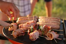 Портативный газовый гриль O-Grill 900MT bicolor black-silver + адаптер А