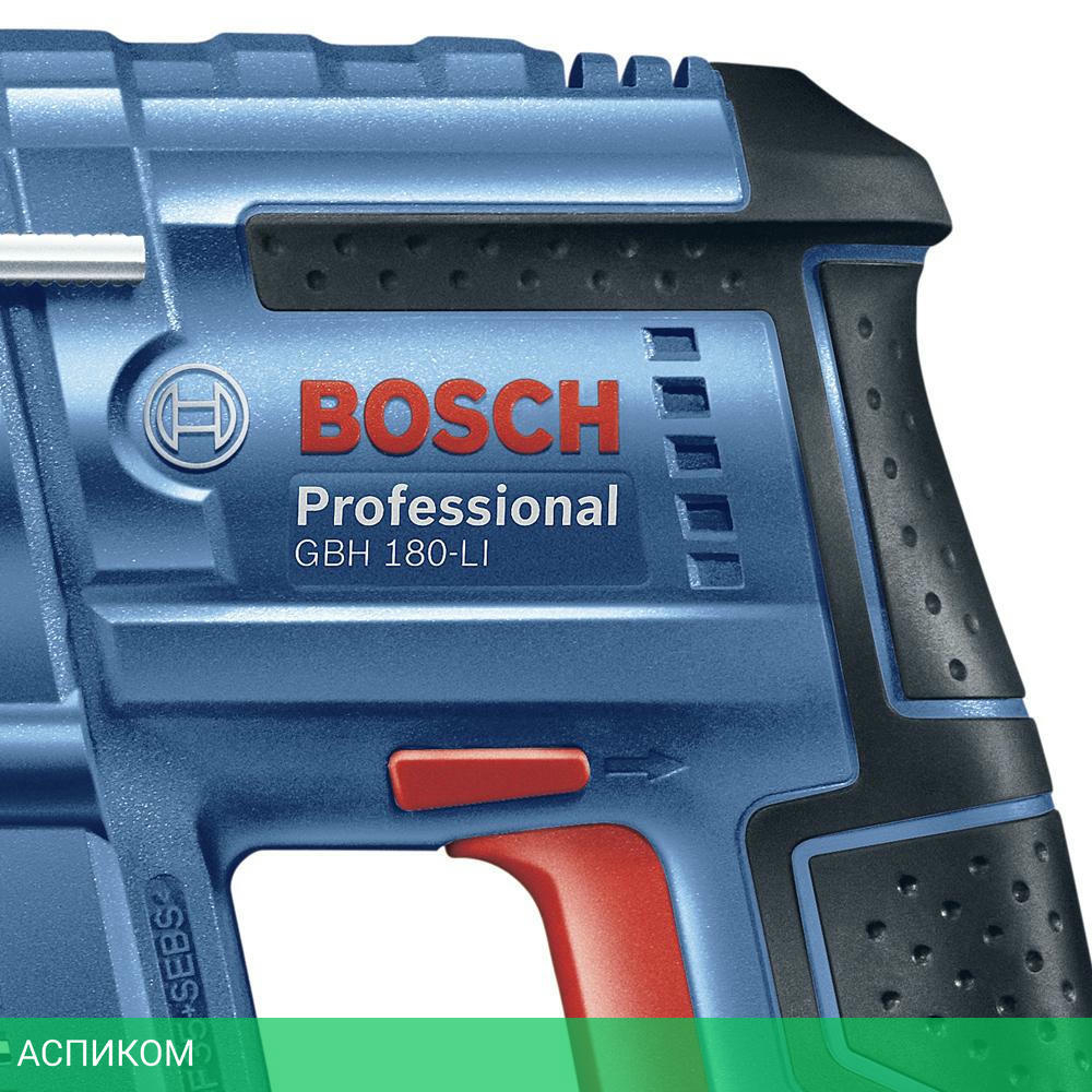 Перфоратор Bosch GBH 180-LI Professional без АКБ (0.611.911.120)
