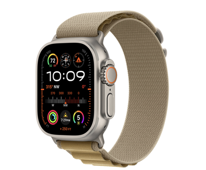 Умные часы Apple Watch Ultra 2 49mm Natural Titanium Tan Alpine Loop M (MYT33)