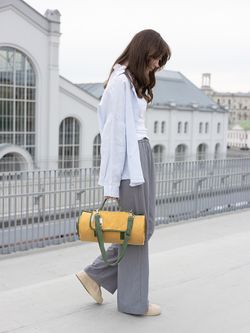 Плед для пикника и отдыха на пляже Smart Picnic, горчичный