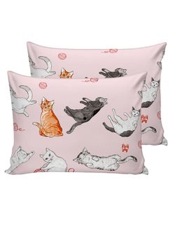 Наволочка комплект 2шт Сказка "Kitty" 40х60 см, перкаль