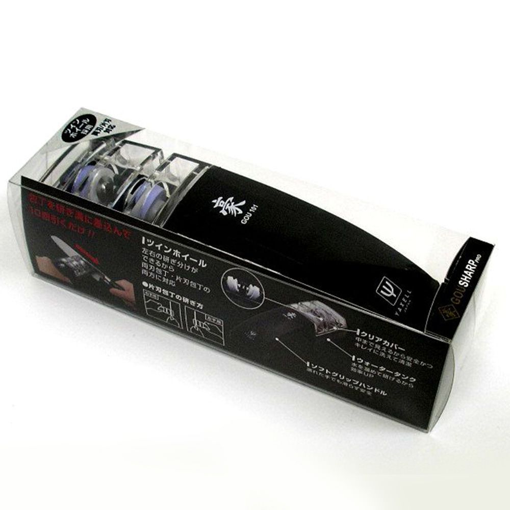 Точилка для ножей Yaxell Gou Gousharp Pro чёрная Германия упаковка