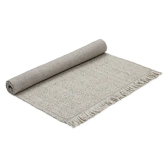 Ковер из переработанного пластика светло-серого цвета из коллекции ethnic, 160х230 см