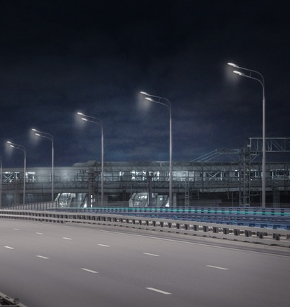 Освещение автомобильных дорог и магистралей