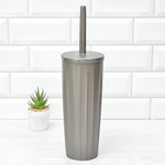 Ерш для туалета "Rock'n'Roll" с подставкой, высокий с крышкой, антрацит