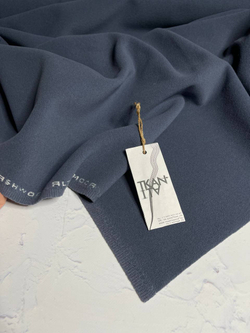 Пальтовая однотонная шерсть с кашемиром (Alta Moda, 85%шерсть/15%кашемир, Туманная сталь, 147, 560 гр/м2)