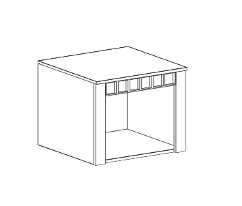 Прованс спальня антресоль 1-дв