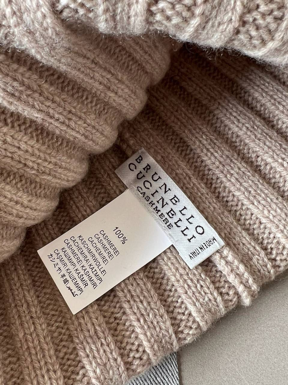 Шапка с шарфом Brunello Cucinelli