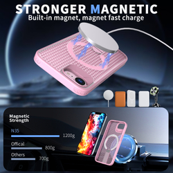 Прозрачный чехол Mesh Pro Magnetic Case для iPhone 16e