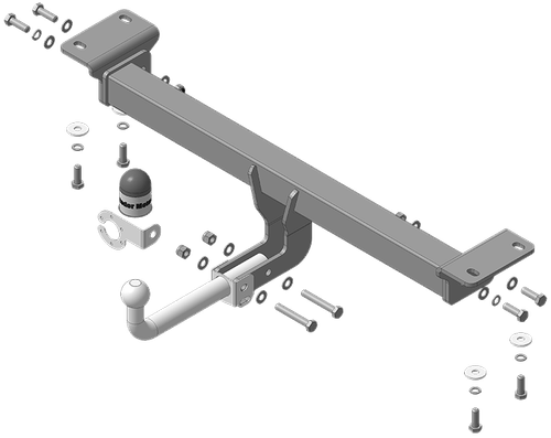 Фаркоп с эл-кой Smart для Infiniti QX50 2018 - н.в (оцинкованный шар) (90019)(паспорт и сертификат в комплекте) 98002-A.Motodor