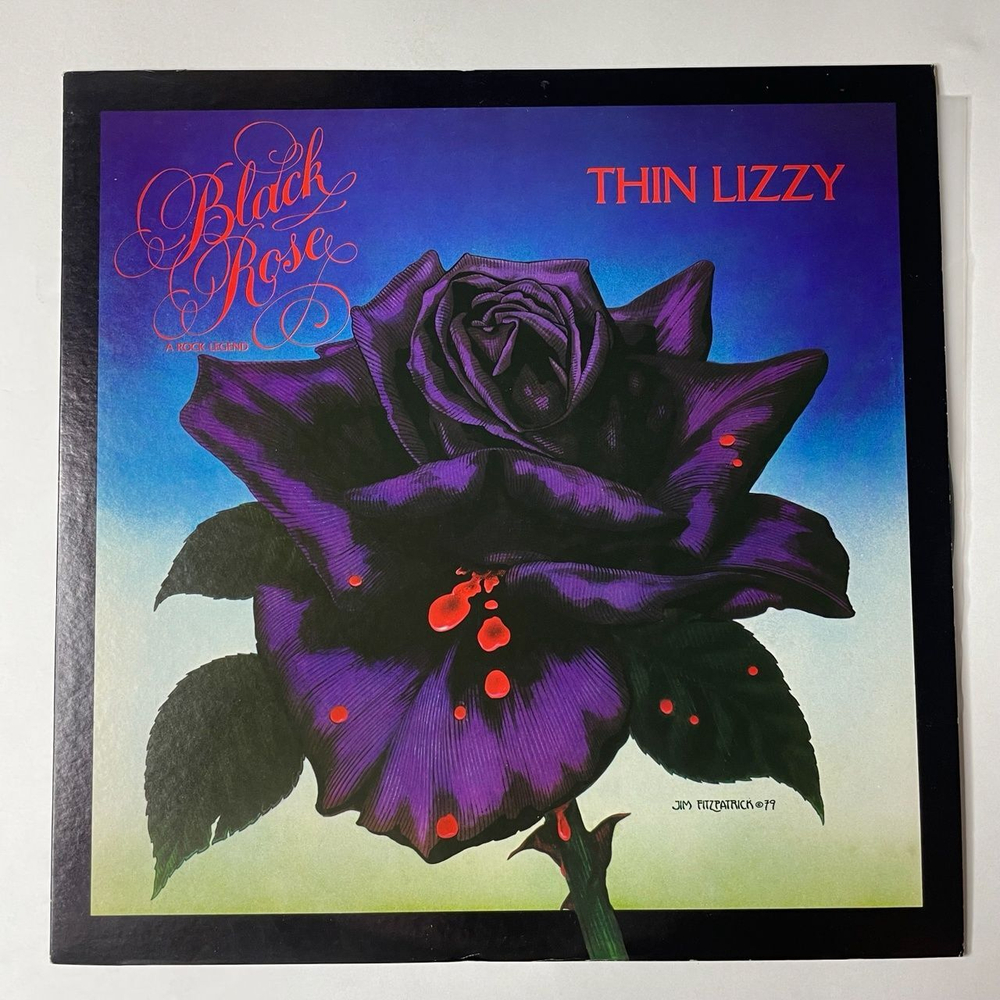 Винтажная виниловая пластинка LP Thin Lizzy Black Rose (A Rock Legend) (Japan 1979) (No Obi)