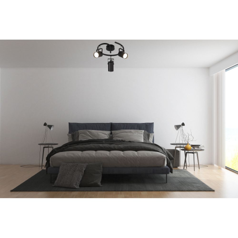 Светильник настенно-потолочный спот Rivoli Mobile 7011-703 3 x GU10 5 Вт поворотный уценка | Rivoli