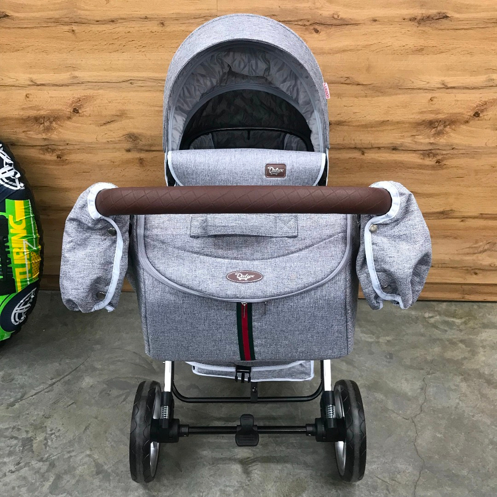 Детская коляска Luxmom 608 3в1 (серый)